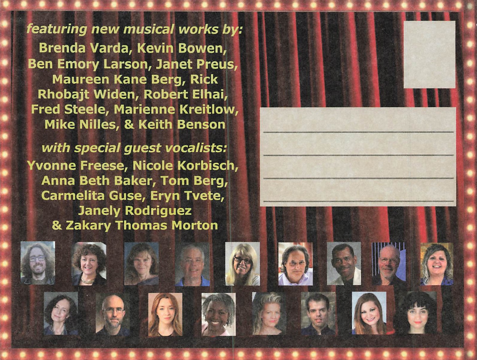 Crooners Cabaret - writers and performers