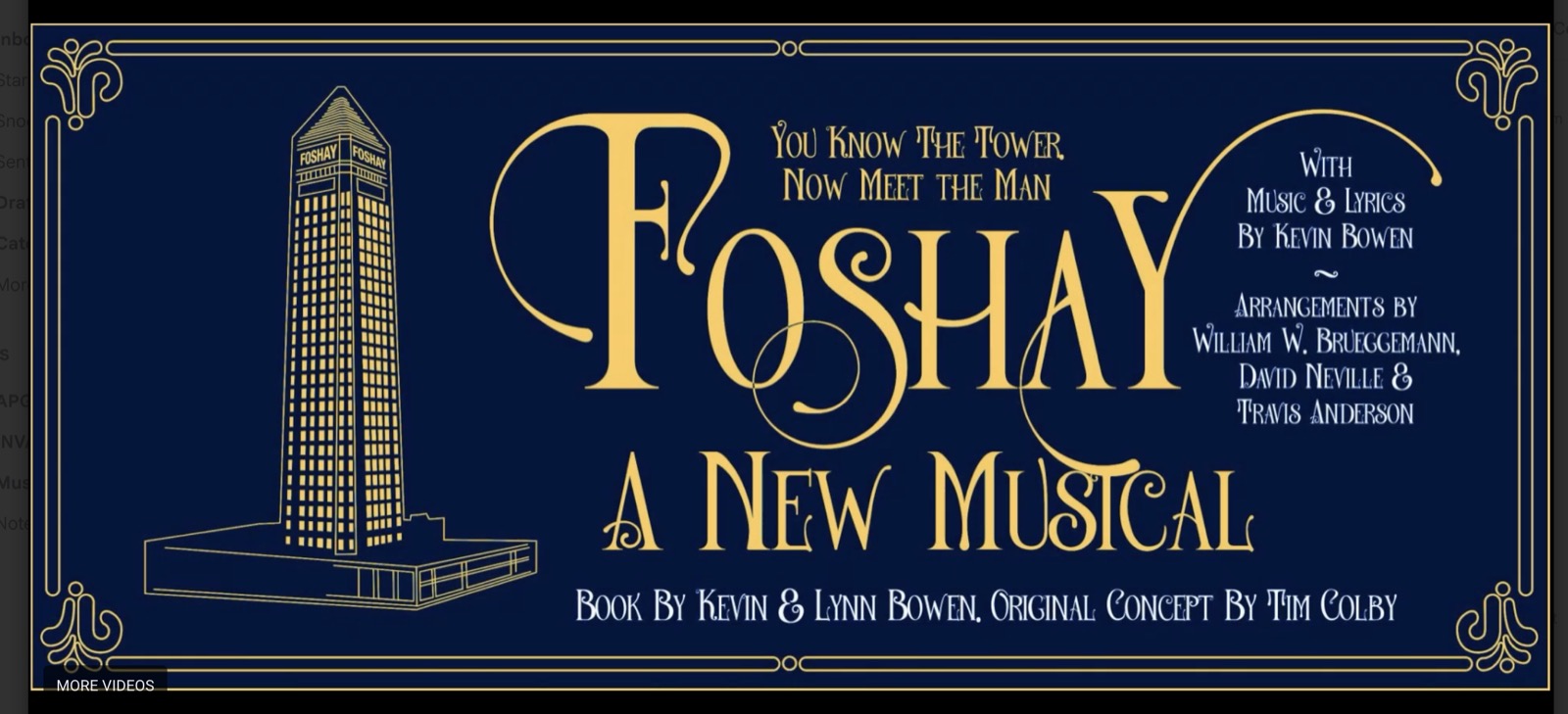 Kevin Bowen's "Foshay!" Headed to Minnesota Fringe Festival 2026 — Now Casting